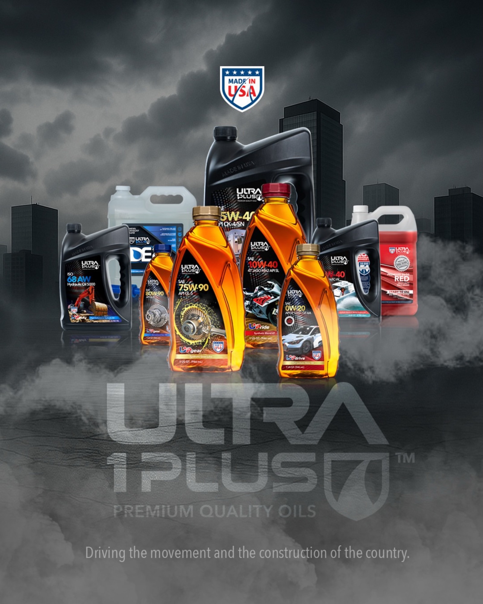 Ultra1Plus Premium Quality Oils - Full Product Lineup